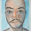 Meu projeto do curso: Retrato artístico em aquarela. Watercolor Painting project by Henrique Gomes - 10.12.2020