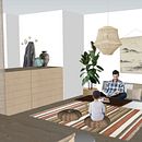 FLAT REDESIGN | Interior design. Projekt z dziedziny Architektura wnętrz i Projektowanie wnętrz użytkownika Sara Grabalosa Marimon - 03.03.2019