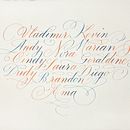 Mi Proyecto del curso: Caligrafía inglesa de la A a la Z. . Un projet de Calligraphie de Laura Factorovich - 15.10.2020