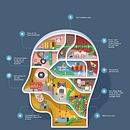 Inside a cat person's head. 3D project by Jing Zhang - 10.13.2020