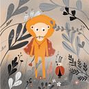 Dos amigos GIF, Kristina Sabaite. Un proyecto de Animación e Ilustración tradicional de Kristina Sabaite - 26.10.2020