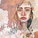 My project in Illustrated Portrait in Watercolor course. Desenho artístico, Design de personagens, Ilustração infantil, Comic e Ilustração tradicional projeto de Wanda D'Onofrio - 13.10.2020