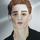 Meu projeto final: Retrato em aquarela a partir de uma fotografia. Un progetto di Disegno a matita e Pittura ad acquerello di vitoriafr18 - 14.10.2020