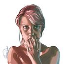 Dudas. Un projet de Beaux Arts, Esquisse , Dessin, Illustration traditionnelle et Illustration numérique de kana - 14.10.2020