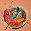 LOCI - SNEAKERS. Art Direction, 3D Design, Shoe Design, Graphic Design, Social Media Design, Instagram, 3D Modeling, and Advertising project by Angus Oddi - 10.09.2020