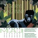 Endangered animals - calendar. Colagem, Criatividade, Design, Ilustração digital, Ilustração editorial, Educação, Design gráfico, Ilustração tradicional, e Design de produtos projeto de Klaudia Stejnborn - 15.04.2019