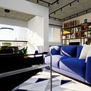 Projeto Apartamento - São Paulo. Een project van  3D-ontwerp van Ângelo Lino Cardoso Saraiva - 15.10.2020