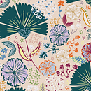 Eastern Muse Collection. Un progetto di Fashion design, Stampa, Illustrazione con inchiostro e Illustrazione vettoriale di Carmen Pérez Medina - Surface Pattern Designer - - 16.10.2020