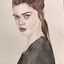 My project in Watercolor Portrait from a Photo course. Een project van  Portrettekening van lhitch1 - 17.10.2020