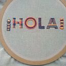 Mi Proyecto del curso: Letras bordadas: el hilo como herramienta gráfica . Bordir proyek oleh Mara Arroyo - 10.17.2020
