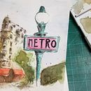 My project in Architectural Sketching with Watercolor and Ink course. Watercolor Painting project by vitoria_faccin - 10.19.2020
