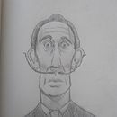 Meu projeto do curso: Retrato em caricatura com grafite . % Bruno Kehl tarafından hazırlanan Kalem Çizimi projesi - 10.19.2020