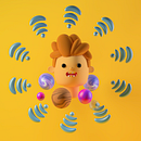 Animacion 3D Loop. Projekt z dziedziny 3D,  Animacja, Animacje 3D,  Projektowanie 3D, Projektowanie postaci, Projektowanie postaci 3D, Trad, c i jna ilustracja użytkownika Pingo Artz - 19.10.2020