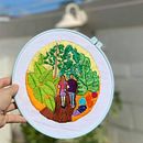 Mi Proyecto del curso: Introducción al bordado botánico. Un proyecto de Bordado de Cristinaa Agostoo - 20.10.2020
