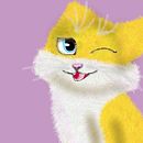 Un dibujo de un gato medio realista { A drawing of realistic half cat }. Un progetto di Disegno artistico di noemimeridarodriguez - 20.10.2020