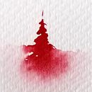 Abetos de Navidad 2019-2020. Un projet de Aquarelle de Ekain Jiménez Valencia - 20.11.2019