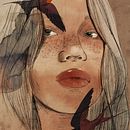 My project in Illustrated Portraits with Procreate course. Digital Illustration, Editorial Illustration, Traditional illustration, and Portrait Drawing project by Hannah Maureen Muth - 10.20.2020