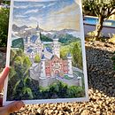 My project in Urban Sketching: Express Your World in a New Perspective course. Artistic Drawing, Concept Art, Traditional illustration, L, scape Architecture, Painting, and Watercolor Painting project by Paloma Paniagua - 10.20.2020