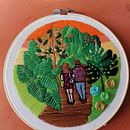 Mi Proyecto del curso: Introducción al bordado botánico. Un projet de Broderie de campuzano_abril - 08.11.2020