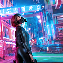 Cyberpunk Agent. Un proyecto de Fotomontaje, Retoque fotográfico, Fotografía, Post-producción fotográfica		, Fotografía digital y Fotografía artística de Carlos Wey - 20.10.2020