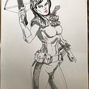 Mi Proyecto del curso: Diseño de personajes femeninos para cómics. Comic project by Lucas López - 10.23.2020
