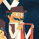Czech fairy tale "Dlouhy, Siroky a Bystrozraky". Character Design project by Tomáš SMOT Svoboda - 10.24.2020