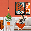 Cozy at home . Un proyecto de Arquitectura, Bellas Artes y Collage de Jessana Moccelini - 24.10.2020