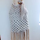 Mi Proyecto del curso: Diseño de accesorios en macramé. Macramé project by Giuliana Pastor - 10.25.2020
