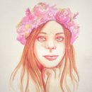 My project in Illustrated Portrait in Watercolor course. Ilustração tradicional projeto de Marine Karmann - 25.10.2020