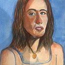 My project in Artistic Portrait with Watercolors course. Un projet de 3D de Basil Jirjees - 26.10.2020