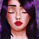 Final project for the best domestika course themed "Purple". Een project van  Artistieke tekening van Ananya Desai - 05.11.2020