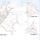 Localizacion de Tocaima y Colombia turistica. Arquitetura projeto de Jhon Miller - 27.10.2020