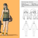 Mi Proyecto del curso: Creación de personajes estilo urbano Lara skater. Traditional illustration project by jaime rico - 10.28.2020