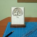 Paper art calendar . Un progetto di Animazione 2D, Animazione 3D, Creatività, Disegno digitale, Pittura digitale, Pittura e Papercraft di privid - 28.10.2020