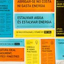 Matatón de ahorro energético. Design, Poster Design, Graphic Design, Signage Design, and Communication project by Núria Vila Punzano - 10.29.2017