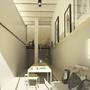 Apartamento para escritor. Architecture project by laura_rebojane - 01.29.2017