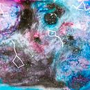 Medusas y galaxia. Watercolor Painting project by David Collado Gómez - 11.02.2020