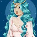 Meu projeto do curso: Retrato de personagens femininas com Procreate Ein Projekt aus dem Bereich Zeichnung und Digitale Zeichnung von Devika | Daniela Soares - 31.10.2020