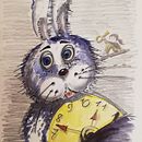 My project in Introduction to Children’s Illustration course. Alisa in Wonderland.  Ein Projekt aus dem Bereich Bleistiftzeichnung von Vilma Gydaite - 08.11.2020