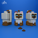 Gato Siames. Projekt z dziedziny 3D,  Projektowanie 3D i Projektowanie postaci 3D użytkownika Laura Fernandez Olivar - 01.11.2020