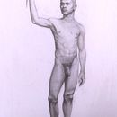 Dibujo realista de la figura humana. Un projet de Beaux Arts, Esquisse , Dessin, Dessin au cra, on, Dessin anatomique, Dessin artistique , et Dessin réaliste de maxi_a_heredia - 01.11.2020
