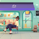 Coffee alone. Un proyecto de 3D y Animación de María Fernández - 16.11.2020