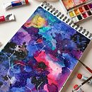 Mi Proyecto del curso: Técnicas modernas de acuarela Karenlittlered. Watercolor Painting project by Karen Fajardo - 11.06.2020