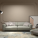 MD LIVING ROOM. Un projet de 3D , et Architecture d'intérieur de Rafaela Gelatti Senna - 04.11.2020