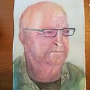 My final project: portrait of my husband . % Jacqueline Jeynes tarafından hazırlanan Sulubo, Ve a Resim projesi - 11.04.2020
