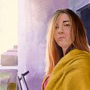 Retrato de mi mujer con técnicas pictóricas  Ein Projekt aus dem Bereich  von Iago Chao Rahm - 04.11.2020