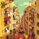 Meu projeto do curso: Ilustração arquitetônica: capture a personalidade de uma cidade. Un proyecto de Dibujo, Dibujo digital, Ilustración tradicional, Ilustración digital y Sketchbook de charlene_lef - 04.11.2020