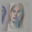 Mi Proyecto del curso: Retrato artístico en acuarela. Un proyecto de Bellas Artes, Dibujo, Dibujo de Retrato, Pintura y Pintura a la acuarela de Palma Mendoza González - 05.11.2020