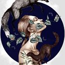 Faux Fur Illustration. Digital Illustration, Traditional illustration, Pencil Drawing, and Portrait Drawing project by Amy Pearson - 04.08.2021