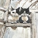 My project in The Art of Sketching: Transform Your Doodles into Art course. Animation, Character Animation, Children's Illustration, Ink Illustration, Portrait Drawing, and Watercolor Painting project by Tatiana Ragozina - 11.06.2020